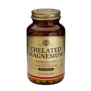 Solgar Chelated Magnesium 100mg 100 Tabs