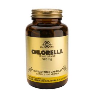 Solgar Chlorella 100 Veg. Caps