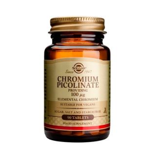 Solgar Chromium Picolinate 100μg 90 Tabs