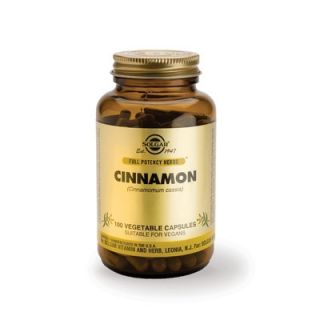 Solgar Cinnamon 100 Veg Caps