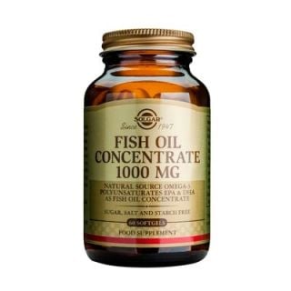 Solgar Fish Oil Concentrate 1000mg 60 Softgels