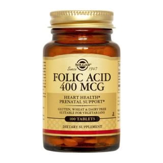Solgar Folic Acid 400μg 100 Tabs