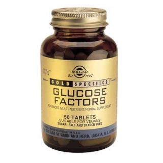 Solgar Gold Specifics Glucose Factors 60 Tabs