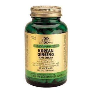 Solgar Korean Ginseng Root Extract 60 Veg. Caps