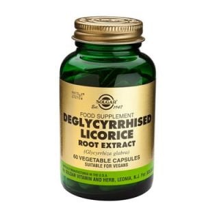 Solgar Deglycyrrhised Licorice Root Extract 60 Veg. Caps