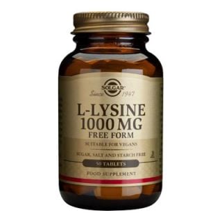Solgar L-Lysine 1000mg 50 Tabs