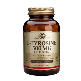 Solgar L-Tyrosine 500mg 50 Veg. Caps