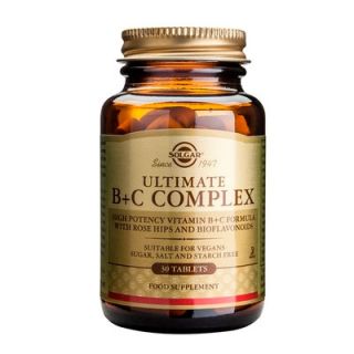 Solgar Ultimate B + C Complex 30 Tabs