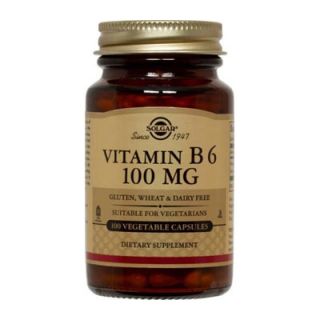 Solgar Vitamin B-6 100mg 100 Veg. Caps