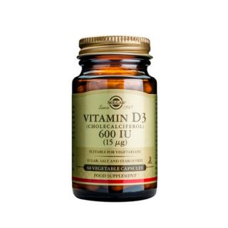 Solgar Vitamin D3 600IU 60 Veg Caps