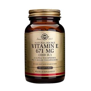 Solgar Vitamin E 1000IU 50 Softgels