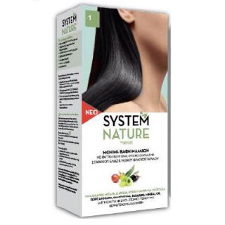 SantAngelica 1 Ebony Black System Nature Hair  Dye New Composition