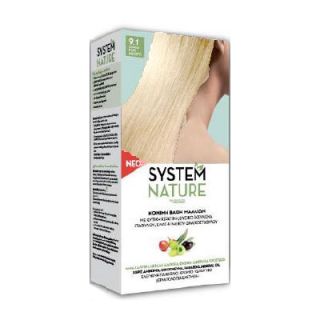 SantAngelica 9.1 Ash Very Light Blond System Nature Hair Dye New Composition