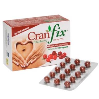 Uni-Pharma Cranfix Softgels 60 Caps for UTI