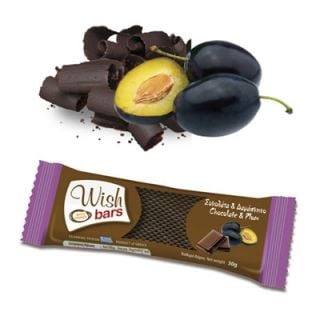 Wish Bar Chocolate Plum 30gr