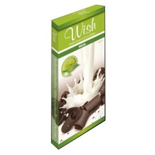 Wish Milk Chocolate Stevia 50gr