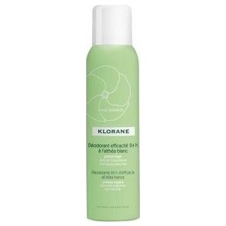 Klorane Efficacite 24h A L' Althea Blanc Spray 125ml Απαλό Αποσμητικό Σπρέι Με Λευκή Αλθέα