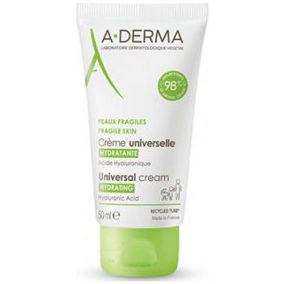 A-Derma Universal Hydrating Cream 50ml Ενυδατική, Θρεπτική Και Καταπραϋντική Κρέμα για Ευαίσθητο Δέρμα