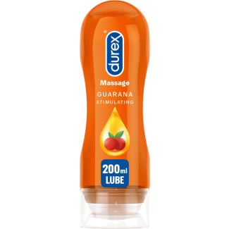 Durex Play Massage 2 in 1 Guarana Λιπαντικό 200ml