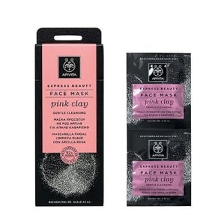 Apivita Express Beauty Face Mask Pink Clay 2 x 8ml