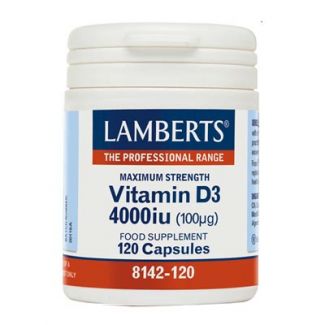Lamberts Vitamin D3 4000iu 120 Caps